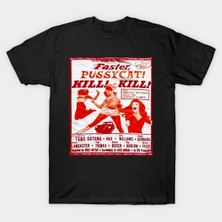 Vintage Faster, Pussycat! Kill! Kill! Faster 1980s T-Shirt